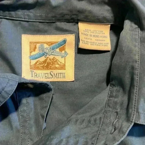 Travel Smith Button Down Long Sleeve Shirt X5 - Picture 3 of 4